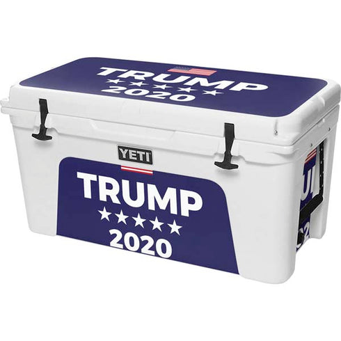 Trump 2020 Blue YETI Tundra 75 Hard Cooler Skin