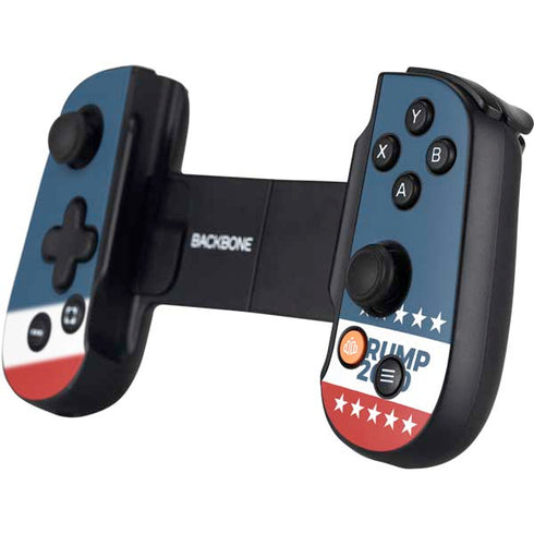 Trump 2020 Red White and Blue Backbone One for iPhone Game Controller Skin