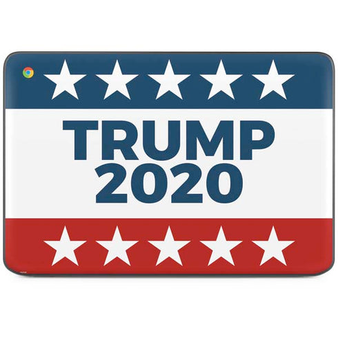 Trump 2020 Red White and Blue HP Chromebook Skin
