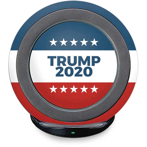 Trump 2020 Red White and Blue Fast Charge Wireless Charging Stand Skin