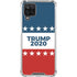 Trump 2020 Red White and Blue Galaxy A12 Clear Case