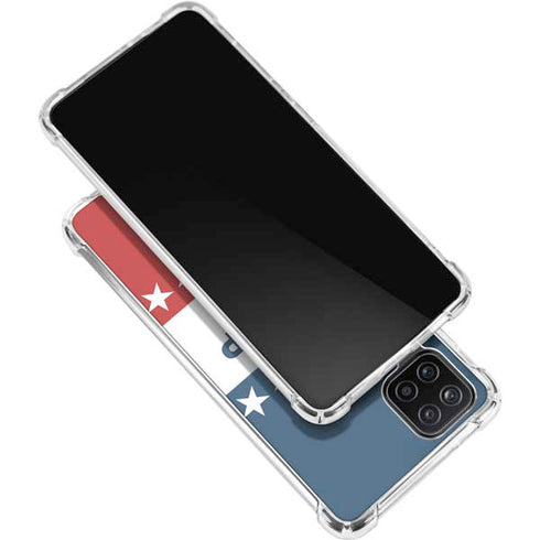 Trump 2020 Red White and Blue Galaxy A12 Clear Case