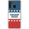 Trump 2020 Red White and Blue Galaxy A21 Clear Case