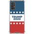 Trump 2020 Red White and Blue Galaxy A32 5G Clear Case