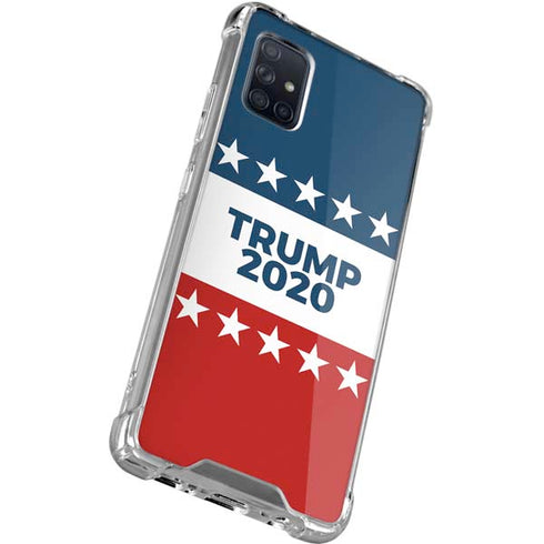 Trump 2020 Red White and Blue Galaxy A51 5G Clear Case