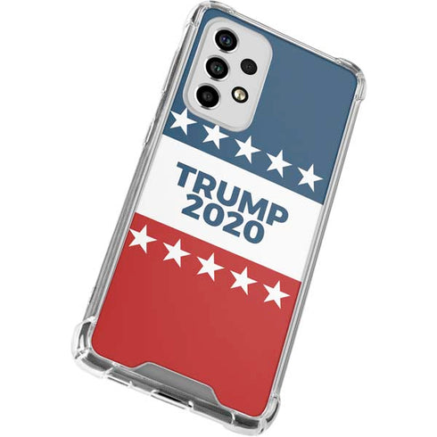 Trump 2020 Red White and Blue Galaxy A53 5G Clear Case