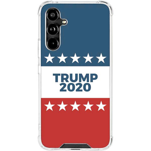 Trump 2020 Red White and Blue Galaxy A54 5G Clear Case