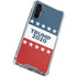 Trump 2020 Red White and Blue Galaxy A54 5G Clear Case