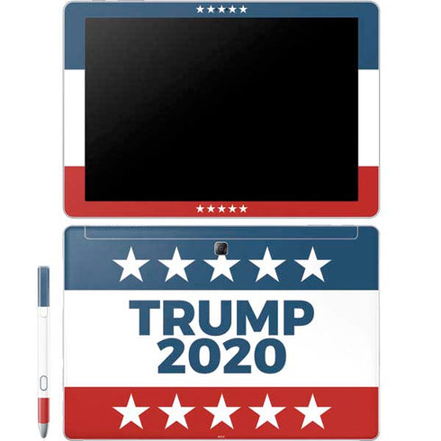 Trump 2020 Red White and Blue Galaxy Book 12in Skin