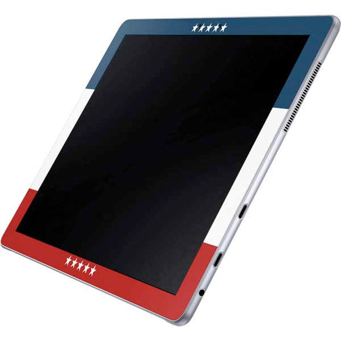 Trump 2020 Red White and Blue Galaxy Book 12in Skin