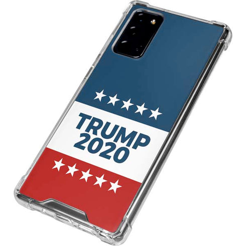 Trump 2020 Red White and Blue Galaxy Note20 5G Clear Case