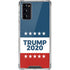 Trump 2020 Red White and Blue Galaxy Note20 5G Clear Case