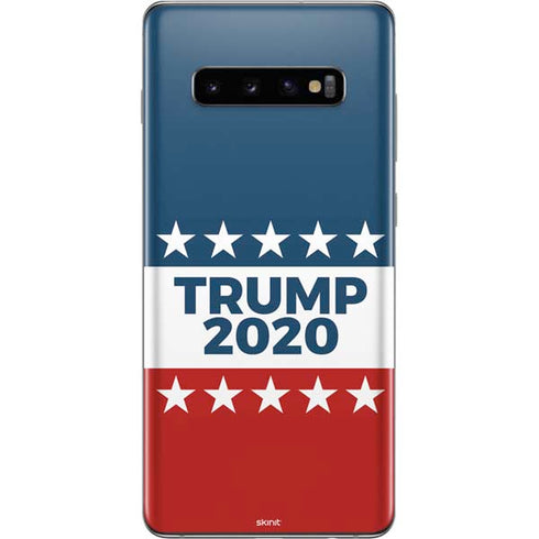 Trump 2020 Red White and Blue Galaxy S10 Plus Skin