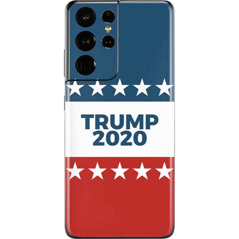 Trump 2020 Red White and Blue Galaxy S21 Ultra 5G Skin