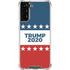 Trump 2020 Red White and Blue Galaxy S22 Plus Clear Case
