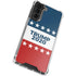 Trump 2020 Red White and Blue Galaxy S22 Plus Clear Case