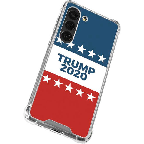 Trump 2020 Red White and Blue Galaxy S23 Clear Case