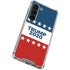 Trump 2020 Red White and Blue Galaxy S23 Clear Case