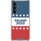 Trump 2020 Red White and Blue Galaxy S23 FE Clear Case