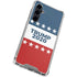 Trump 2020 Red White and Blue Galaxy S23 FE Clear Case