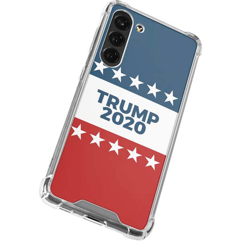 Trump 2020 Red White and Blue Galaxy S23 Plus Clear Case