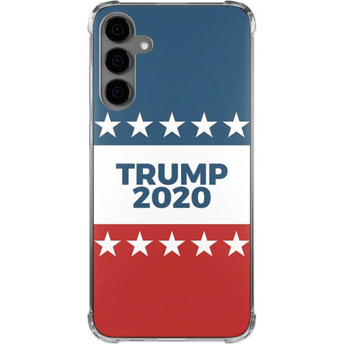 Trump 2020 Red White and Blue Galaxy S24 Plus Clear Case