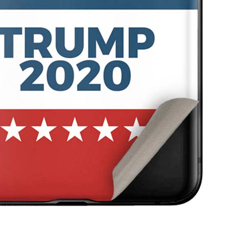 Trump 2020 Red White and Blue Galaxy Z Flip Skin