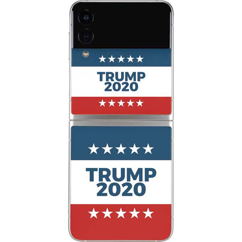 Trump 2020 Red White and Blue Galaxy Z Flip3 5G Skin