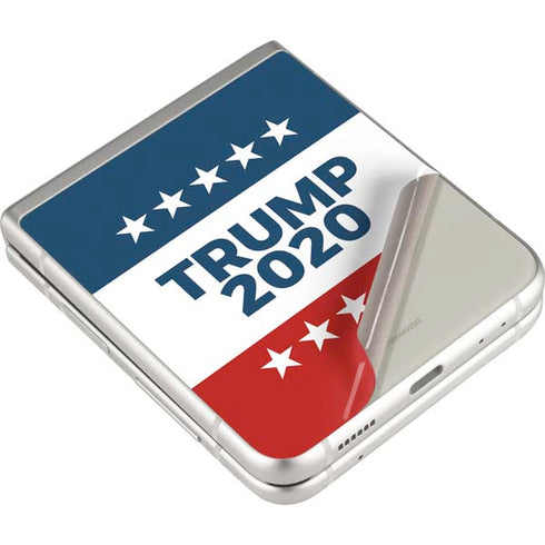 Trump 2020 Red White and Blue Galaxy Z Flip3 5G Skin