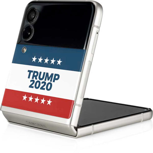 Trump 2020 Red White and Blue Galaxy Z Flip3 5G Skin