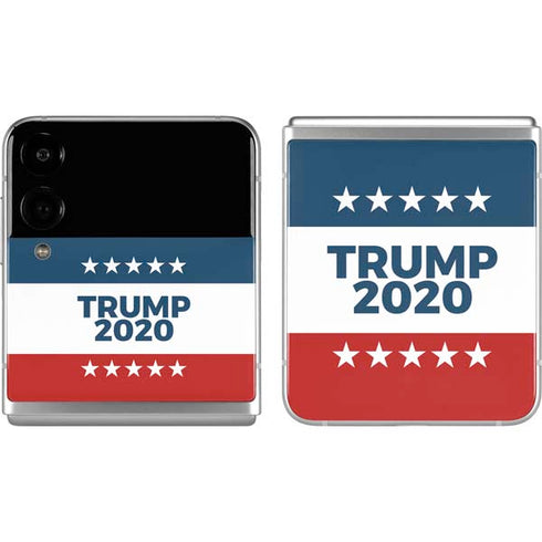 Trump 2020 Red White and Blue Galaxy Z Flip4 5G Skin