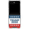 Trump 2020 Red White and Blue Galaxy Z Flip5 5G Clear Case