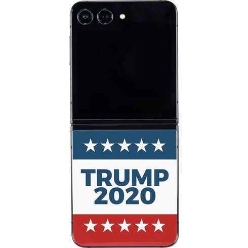 Trump 2020 Red White and Blue Galaxy Z Flip5 5G Skin