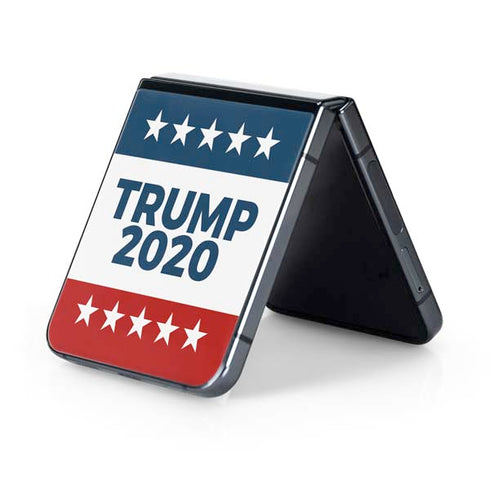 Trump 2020 Red White and Blue Galaxy Z Flip5 5G Skin
