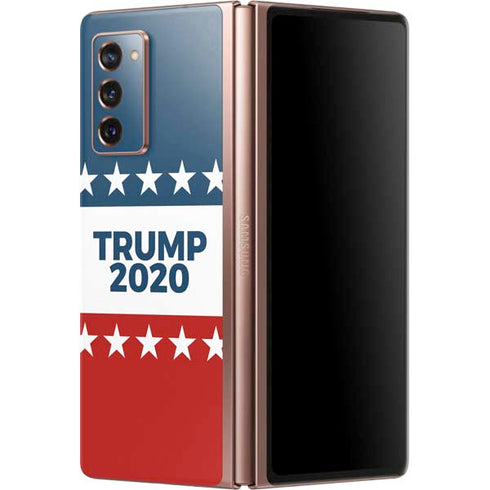 Trump 2020 Red White and Blue Galaxy Z Fold2 5G Skin