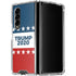 Trump 2020 Red White and Blue Galaxy Z Fold4 5G Clear Case