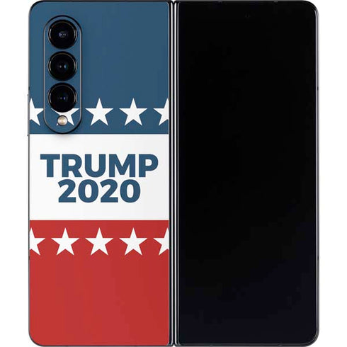 Trump 2020 Red White and Blue Galaxy Z Fold4 5G Skin