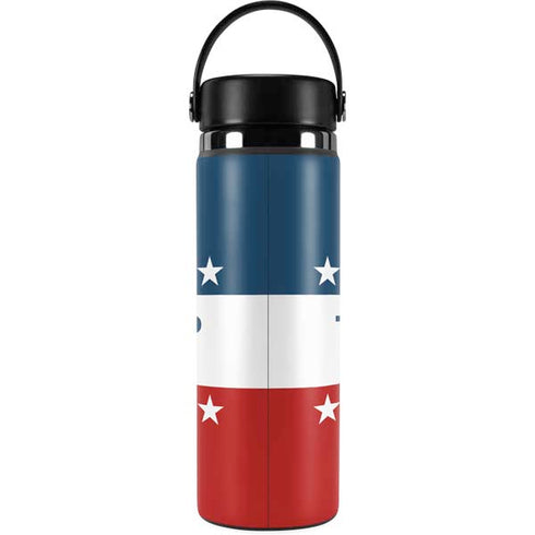 Trump 2020 Red White and Blue Hydro Flask 20oz Wide Mouth Skin
