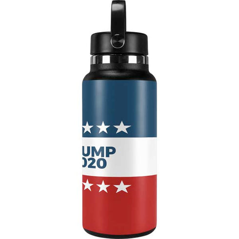 Trump 2020 Red White and Blue Hydro Flask 32oz Wide Mouth Skin