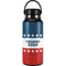 Trump 2020 Red White and Blue Hydro Flask 32oz Wide Mouth Skin