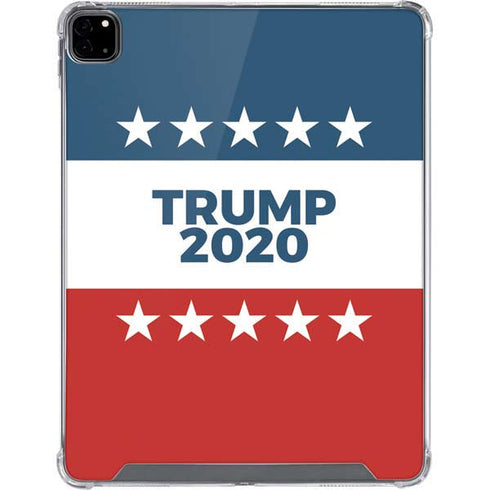 Trump 2020 Red White and Blue iPad Pro 12.9in (2020) Clear Case