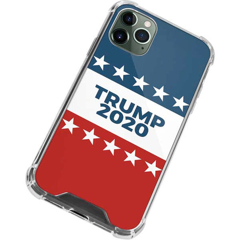 Trump 2020 Red White and Blue iPhone 11 Pro Max Clear Case