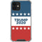 Trump 2020 Red White and Blue iPhone 12 Clear Case