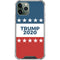 Trump 2020 Red White and Blue iPhone 12 Pro Clear Case