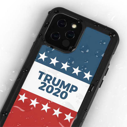 Trump 2020 Red White and Blue iPhone 12 Pro Waterproof Case