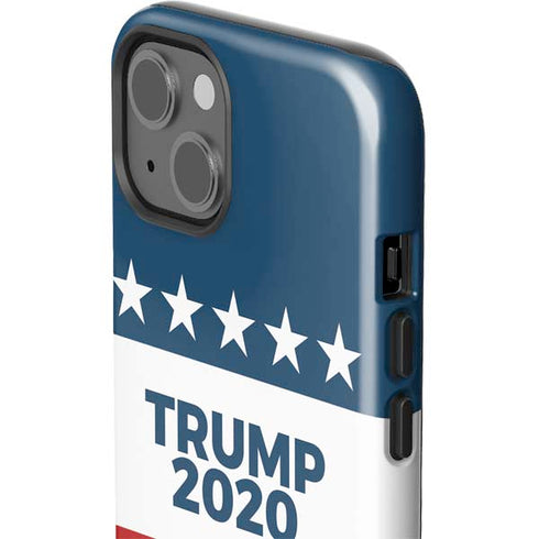 Trump 2020 Red White and Blue iPhone 14 Plus Impact Case