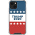 Trump 2020 Red White and Blue iPhone 14 Plus Clear Case