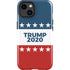 Trump 2020 Red White and Blue iPhone 14 Plus Impact Case