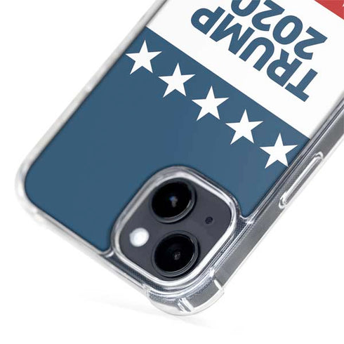 Trump 2020 Red White and Blue iPhone 15 Plus MagSafe Case