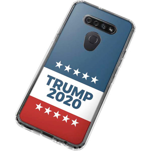 Trump 2020 Red White and Blue LG K51/Q51 Clear Case